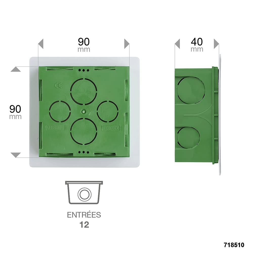 debflex-bo-te-de-d-rivation-carr-e-encastrable-90x90x40-mm-verte-ma-onnerie-7185 image 7