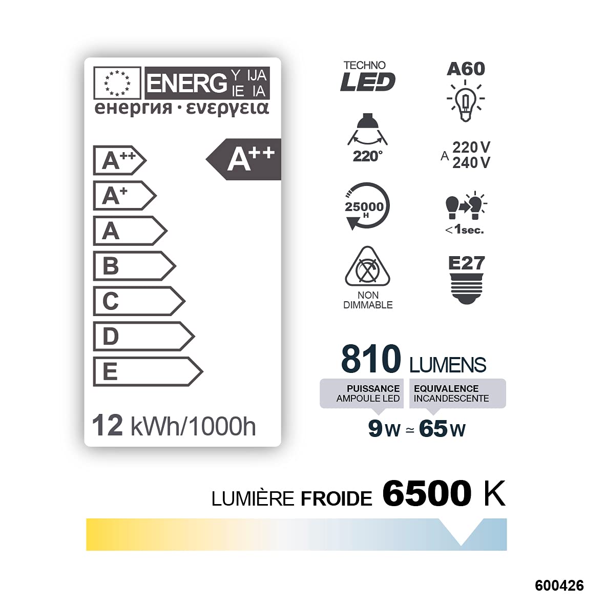 debflex-ampoule-led-9w-e27-a60-6500k-blanc-froid-810lm image 7