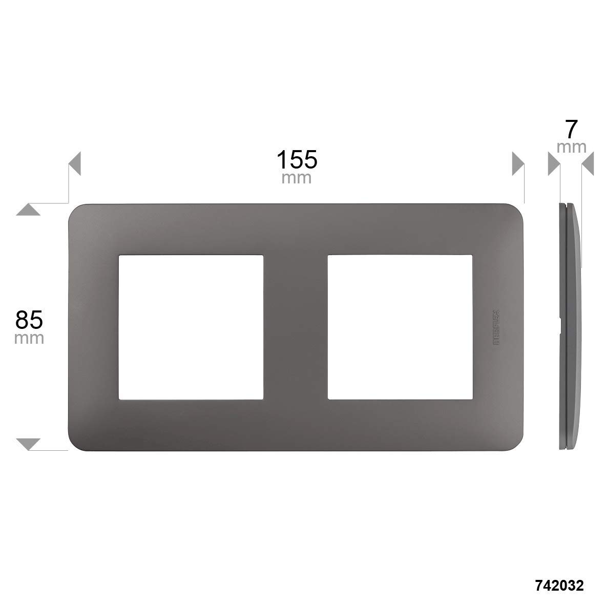 debflex-casual-plaque-double-taupe-mat-155x85-mm image 6