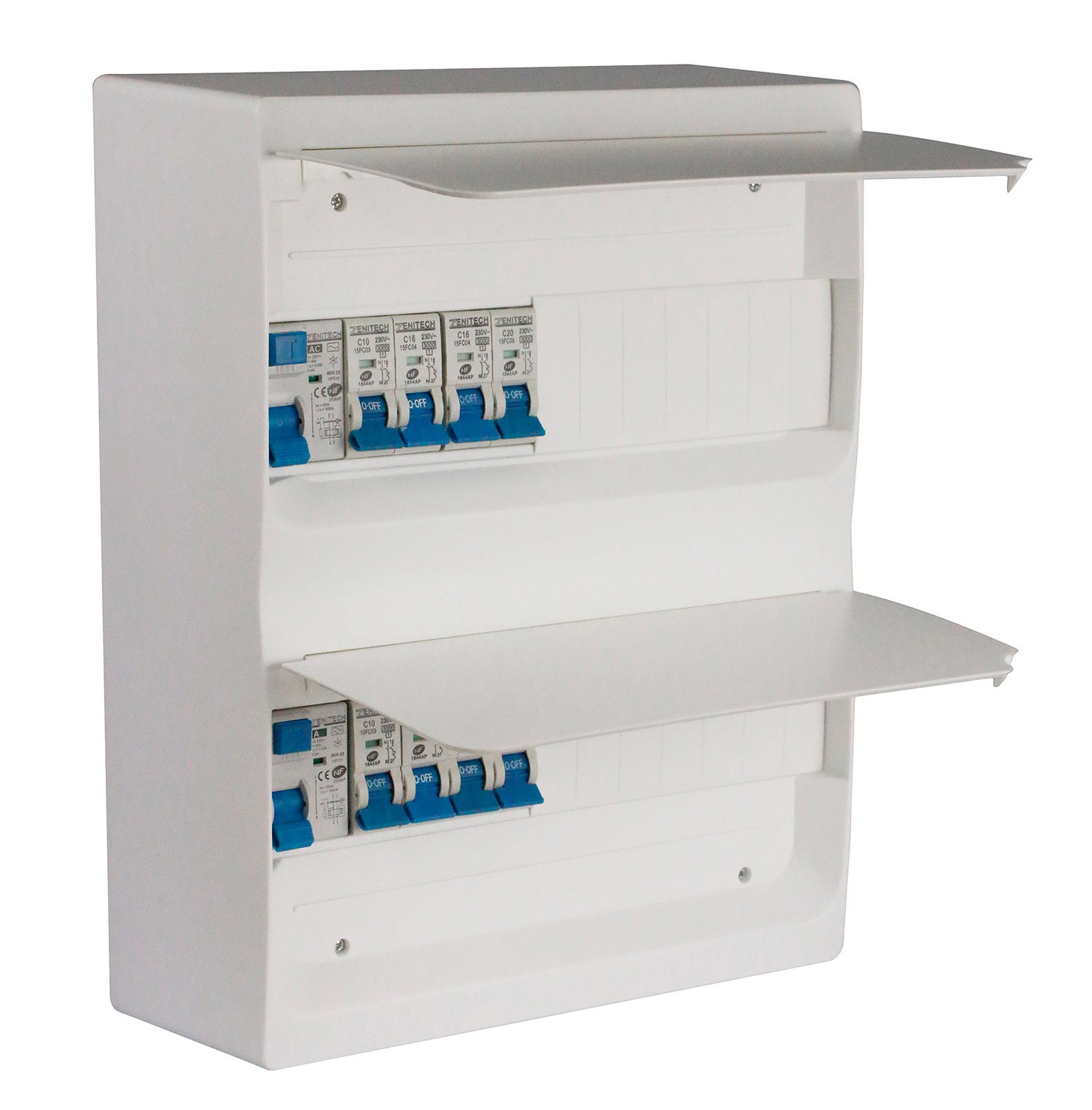 zenitech-coffret-distribution-26-modules-2-rang-es-quip-8-disjoncteurs-2-id image 2