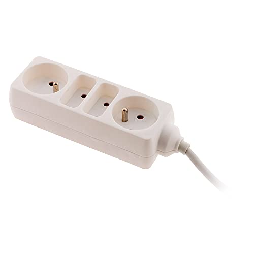 zenitech-bloc-multiprise-2x6a-2x16a-blanc-cordon-1m image 8