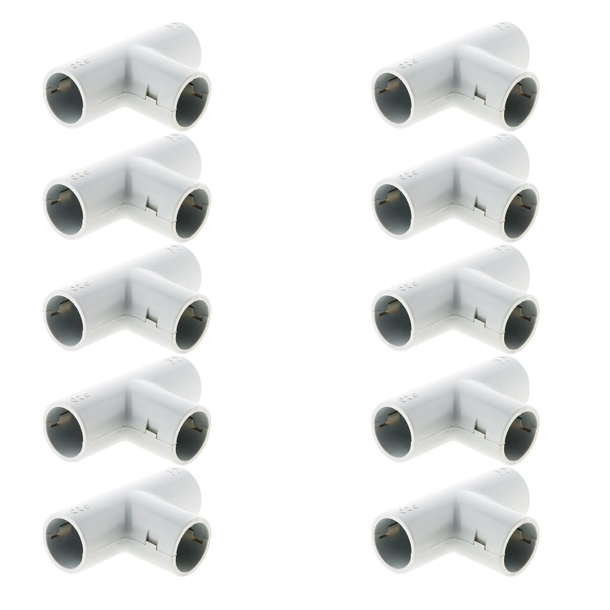 zenitech-lot-de-10-t-s-pour-tube-irl-20mm-gris image 1