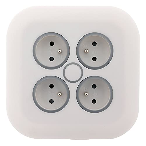zenitech-enrouleur-domestique-4-prises-16a-2p-t-c-ble-7-m-blanc-fiche-extraplate image 8