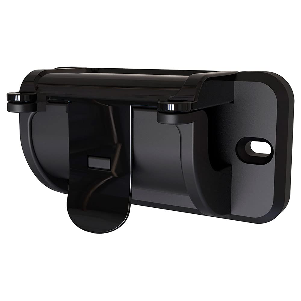zenitech-support-mural-acier-noir-pour-enrouleur-jardin-entraxe-80mm image 4