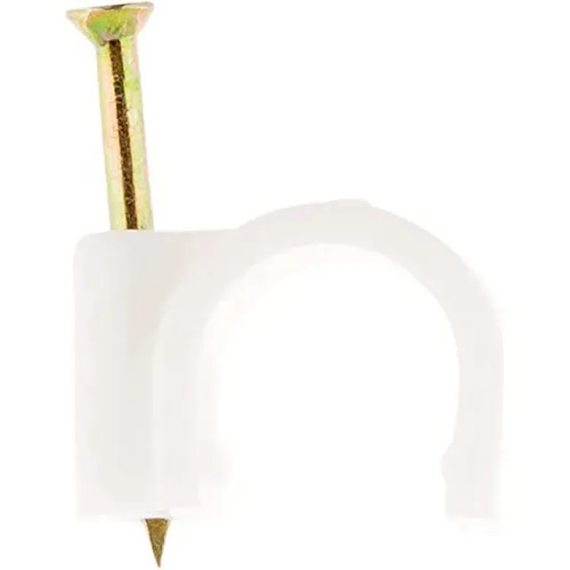 zenitech-lot-de-50-crochets-de-fixation-20mm-blanc image 1