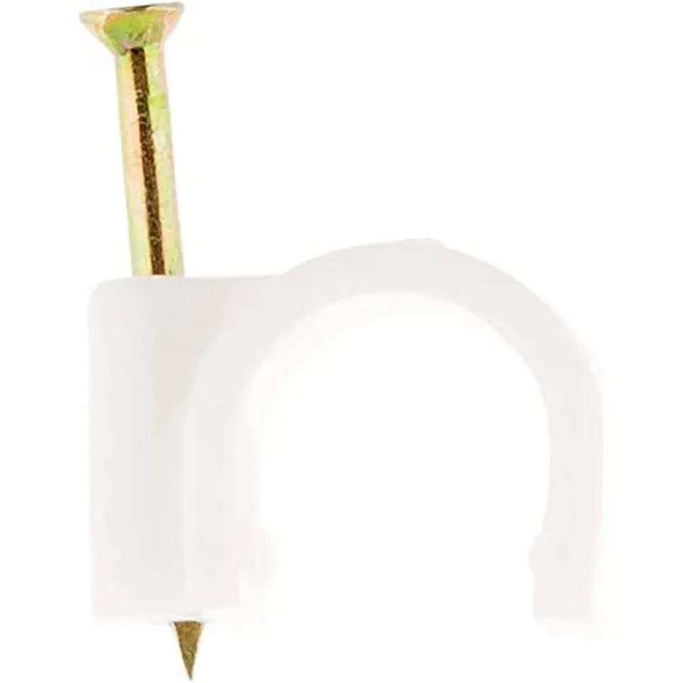 zenitech-lot-de-50-crochets-de-fixation-20mm-blanc image 1
